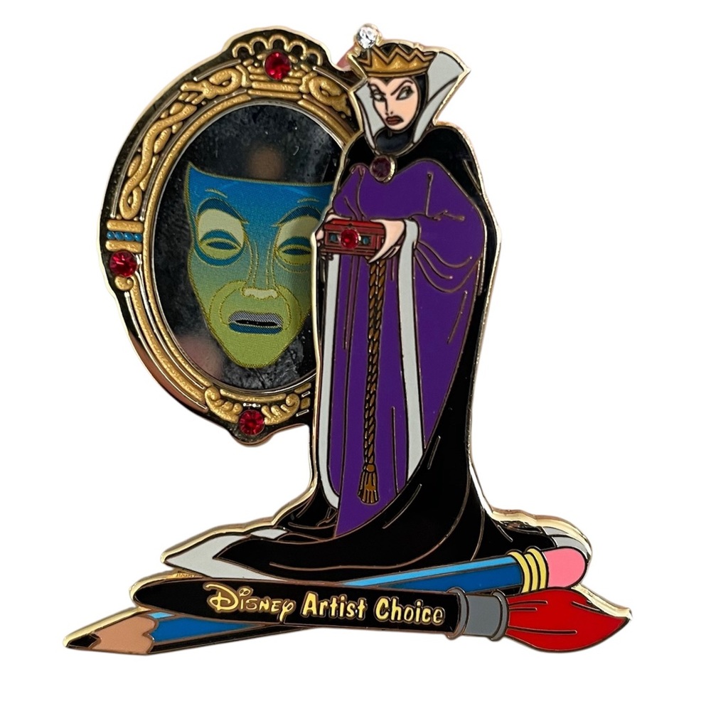 Disney Pin Evil Queen Magic Mirror Artist Choice Princess Ball Event LE 3500 EUC